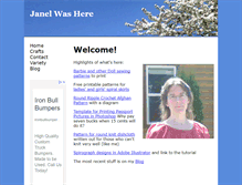 Tablet Screenshot of janelwashere.com